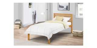 Slocum Bed - Antique Pine - Low Sheen Lacquer