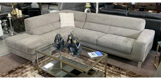 Est Simon Fabric Corner Sofa LHF Grey Available In Other Colours