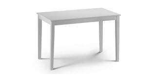 Taku Dining Table - White Lacquer - Solid Malaysian Hardwood with MDF