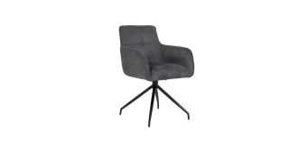 Pair Of Theo Dining Chairs Charcoal
