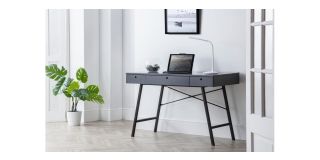 Trianon Desk - Grey - Grey Lacquer