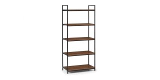 Tribeca Tall Bookcase - Walnut - Walnut Finish