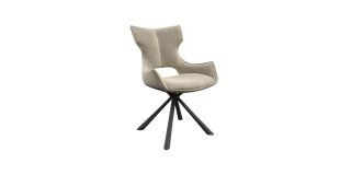 Tripoli Fabric Dining Chair Mink (Per Pair)