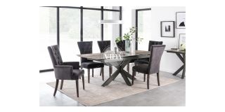 Valerius 1.7m - 2.2m Extending Dining Table Grey