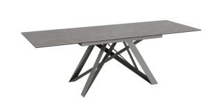 Visage Slate Grey 1.6m – 2.4m Ceramic Pull-out Extending Dining Table