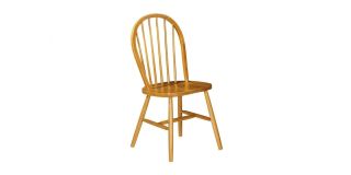 Windsor Chair - Honey Lacquered Finish - Solid Malaysian Hardwood