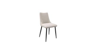 Zara Fabric Dining Chair Ivory (Per Pair)