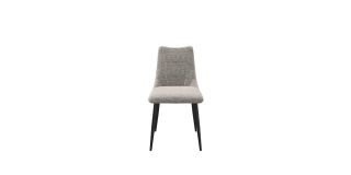 Zara Fabric Dining Chair Light Grey (Per Pair)