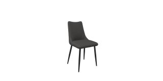 Zara Leather Dining Chair Dark Grey (Per Pair)