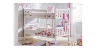 Zodiac Bunk Bed - White - White Lacquer - Solid Malaysian Hardwood
