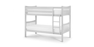 Zodiac Bunk Bed - Grey - Grey Lacquer - Solid Malaysian Hardwood