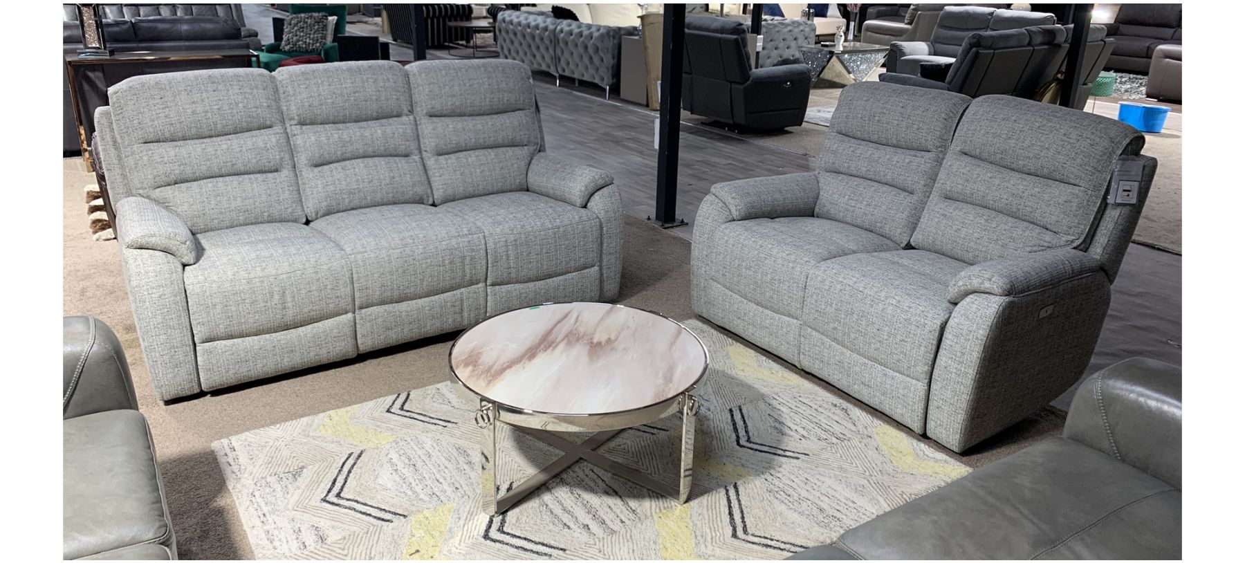 Grayson 2 seater electric recliner sofa discount