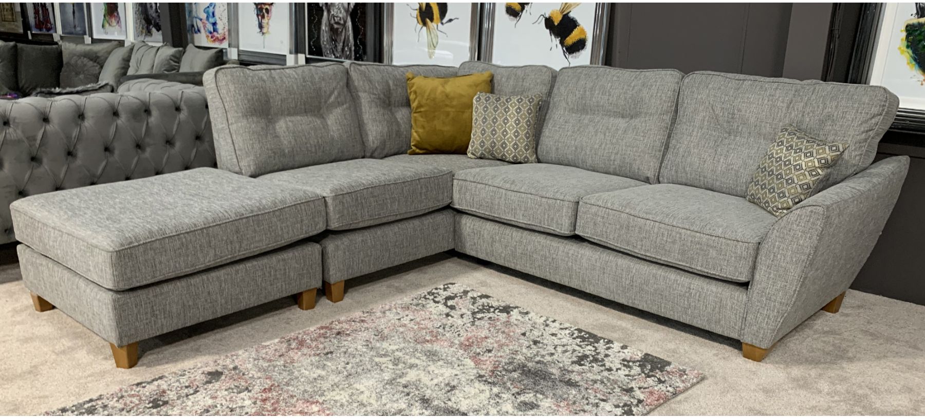 Ashley corner outlet sofa