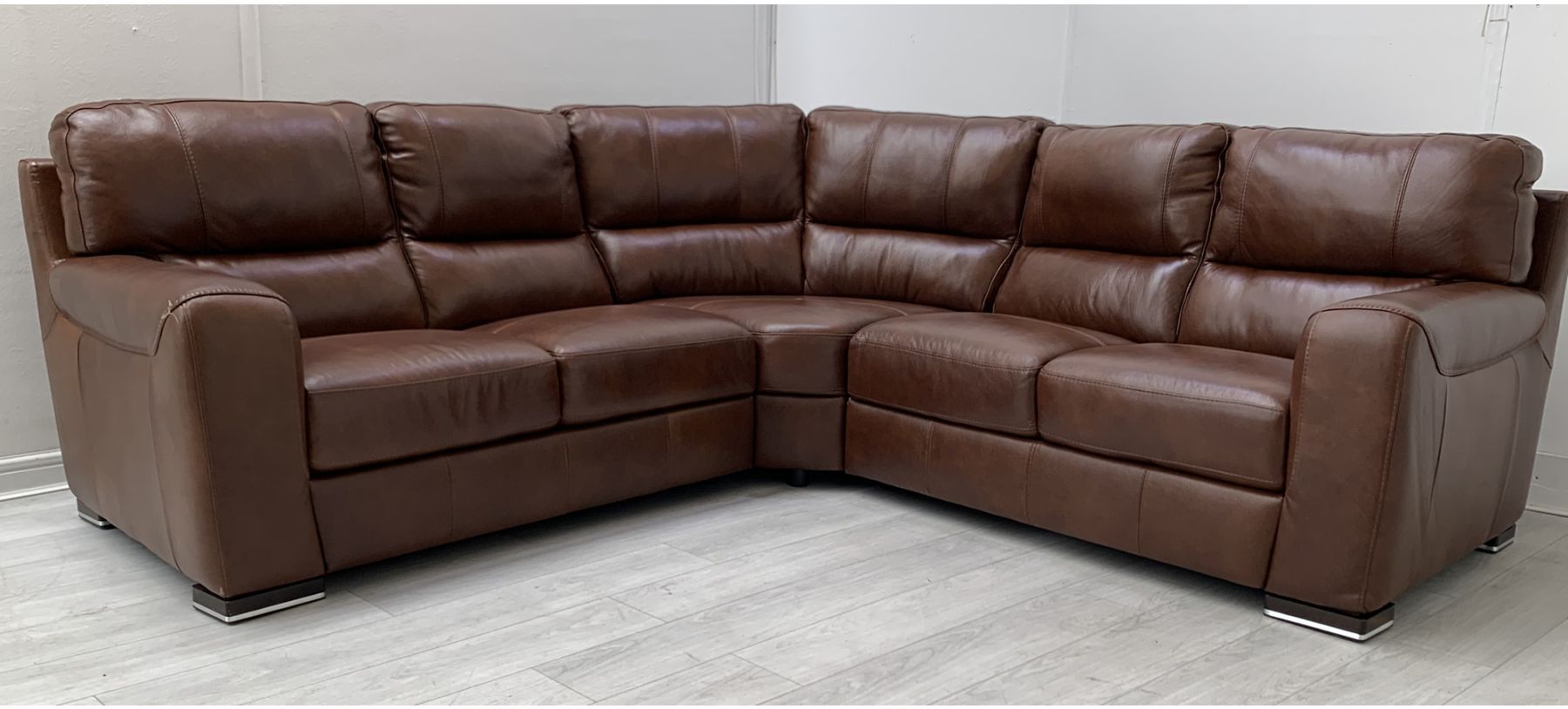 Scs leather online corner suites