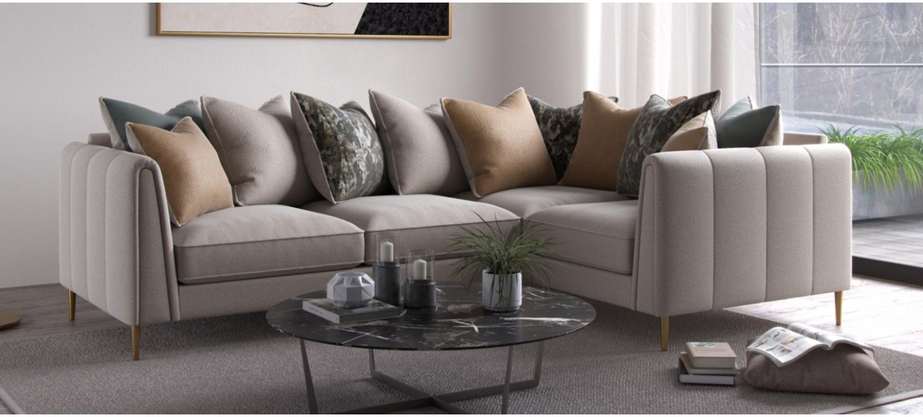 Harlow on sale corner sofa